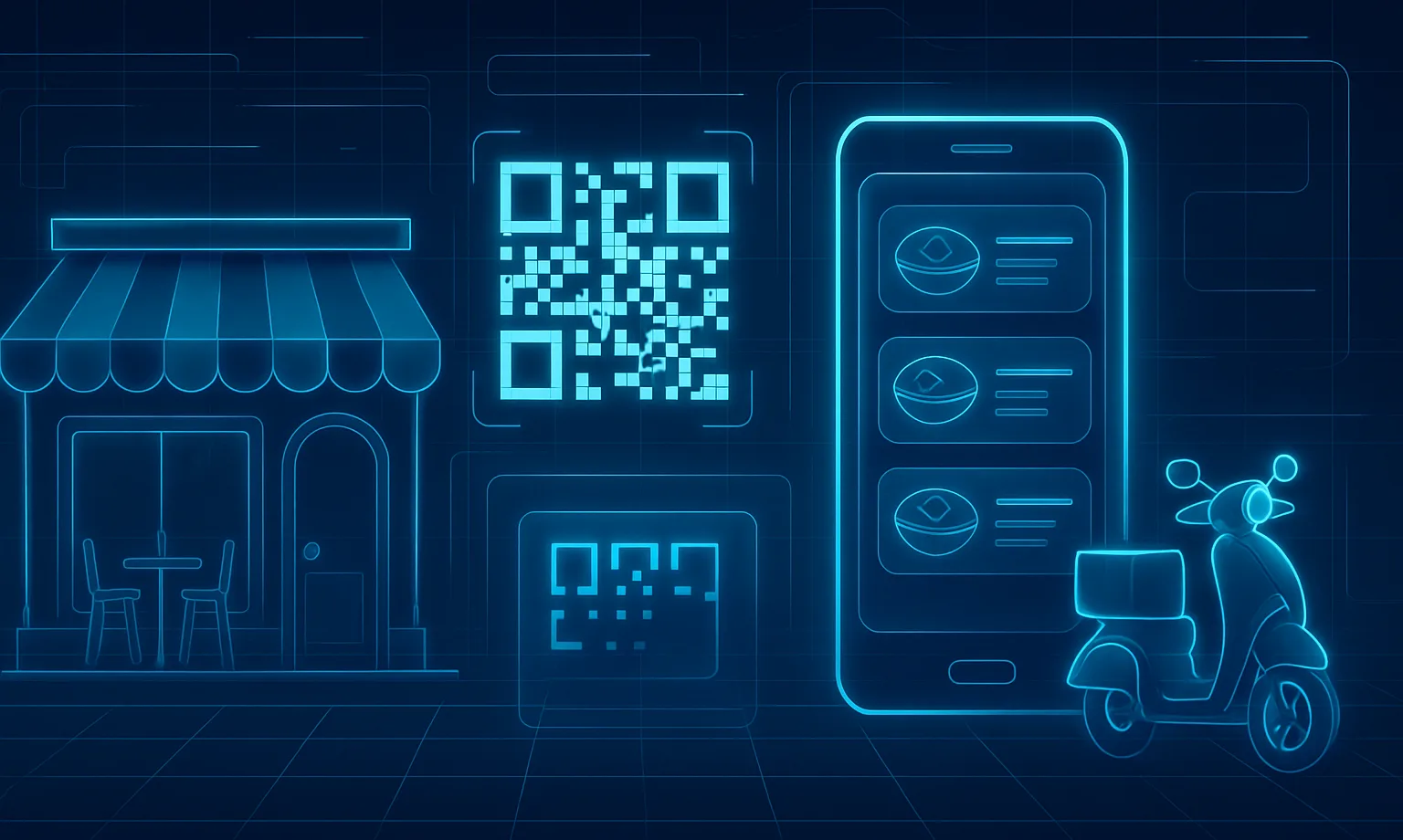 Cafe and Restaurant Website: Menu, QR Codes and Delivery Orders